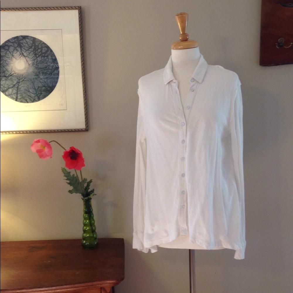 Free People Linen & Cotton button down